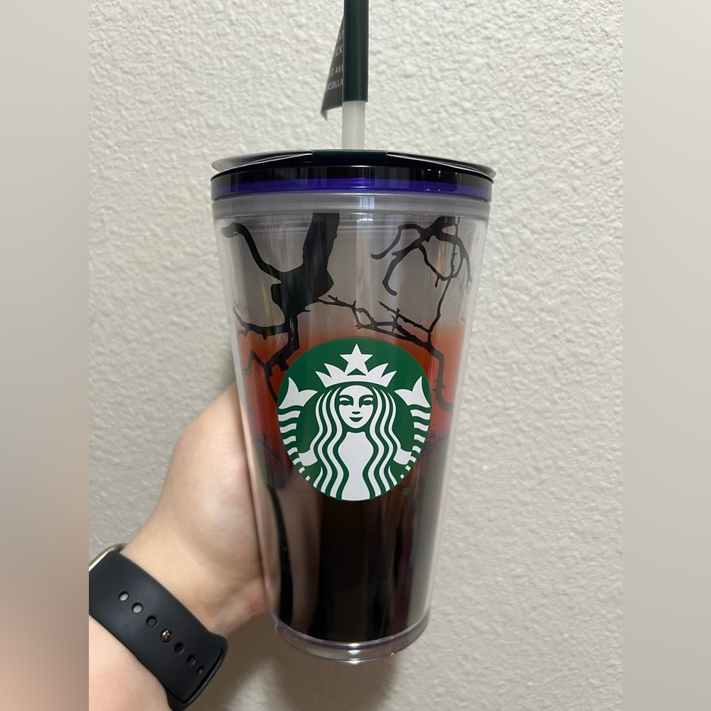 Starbucks 16oz Halloween Sticker Cup NWT